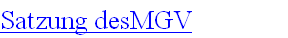 Satzung desMGV